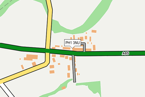 PH1 3NU map - OS OpenMap – Local (Ordnance Survey)