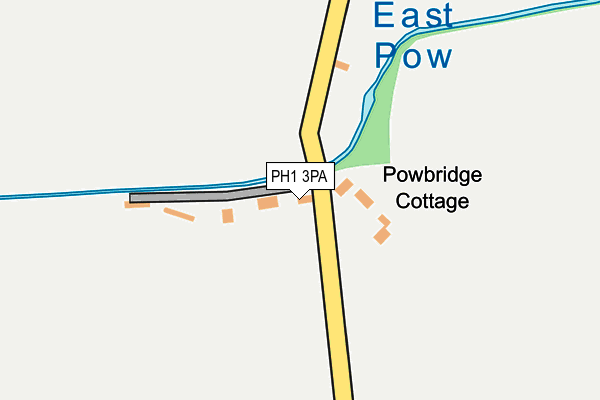 PH1 3PA map - OS OpenMap – Local (Ordnance Survey)