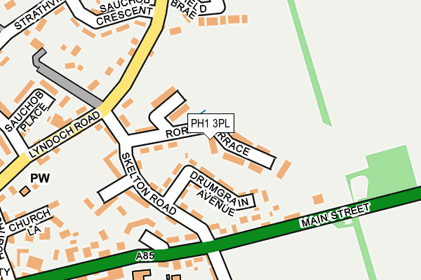 PH1 3PL map - OS OpenMap – Local (Ordnance Survey)