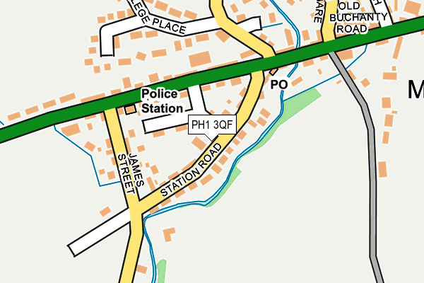 PH1 3QF map - OS OpenMap – Local (Ordnance Survey)