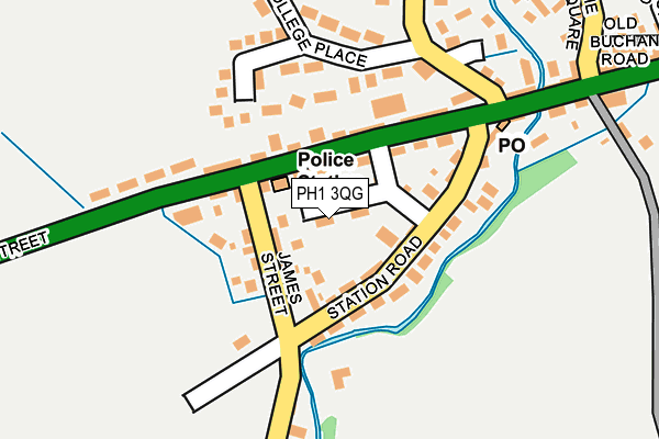 PH1 3QG map - OS OpenMap – Local (Ordnance Survey)