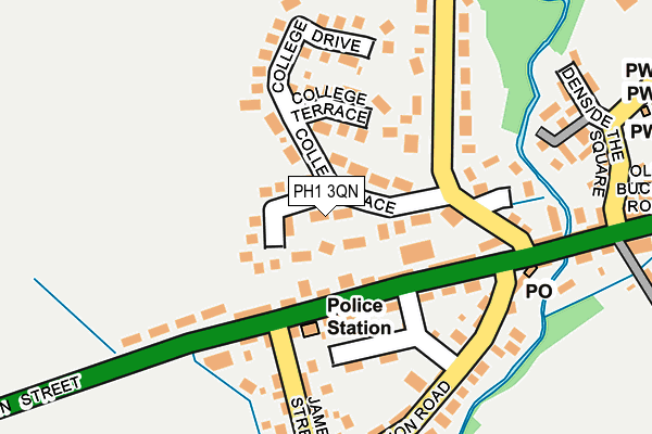 PH1 3QN map - OS OpenMap – Local (Ordnance Survey)