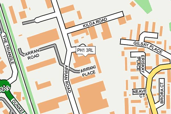 PH1 3RL map - OS OpenMap – Local (Ordnance Survey)