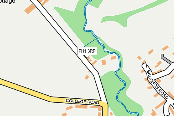 PH1 3RP map - OS OpenMap – Local (Ordnance Survey)