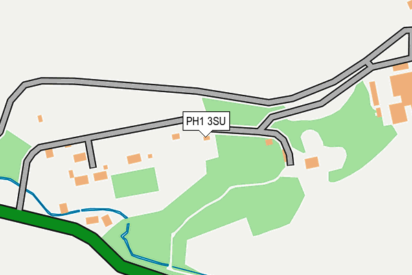 PH1 3SU map - OS OpenMap – Local (Ordnance Survey)