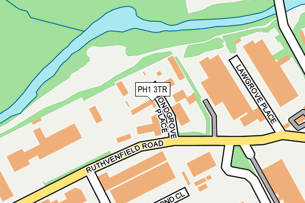 PH1 3TR map - OS OpenMap – Local (Ordnance Survey)