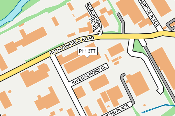 PH1 3TT map - OS OpenMap – Local (Ordnance Survey)