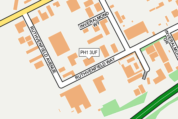 PH1 3UF map - OS OpenMap – Local (Ordnance Survey)