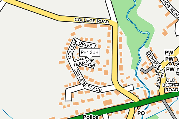 PH1 3UH map - OS OpenMap – Local (Ordnance Survey)