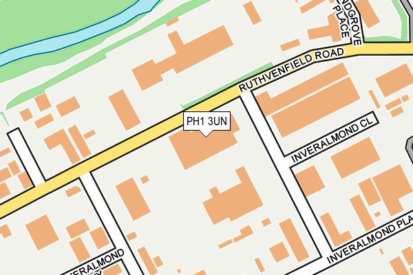 PH1 3UN map - OS OpenMap – Local (Ordnance Survey)