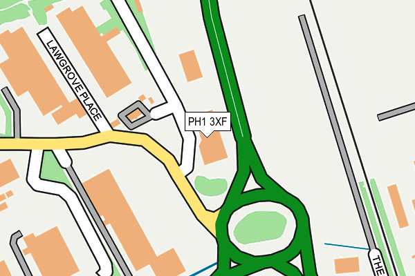 PH1 3XF map - OS OpenMap – Local (Ordnance Survey)