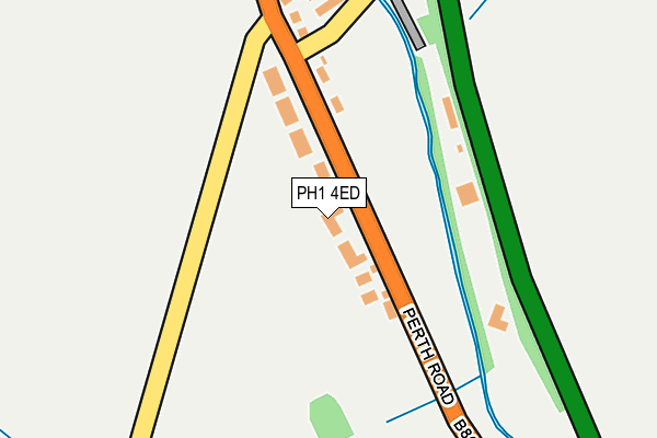 PH1 4ED map - OS OpenMap – Local (Ordnance Survey)