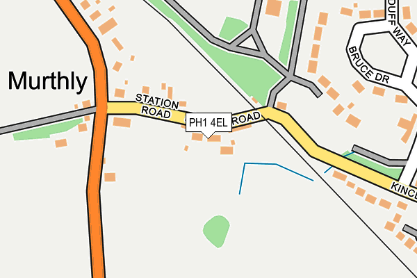 PH1 4EL map - OS OpenMap – Local (Ordnance Survey)