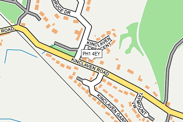 PH1 4EY map - OS OpenMap – Local (Ordnance Survey)