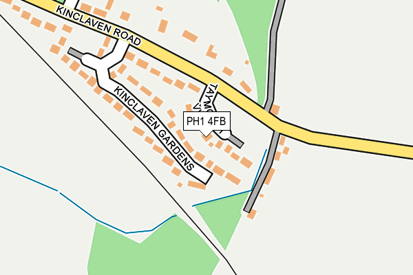 PH1 4FB map - OS OpenMap – Local (Ordnance Survey)
