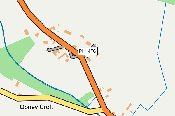 PH1 4FG map - OS OpenMap – Local (Ordnance Survey)