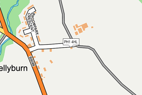PH1 4HL map - OS OpenMap – Local (Ordnance Survey)