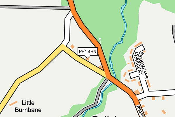 PH1 4HN map - OS OpenMap – Local (Ordnance Survey)