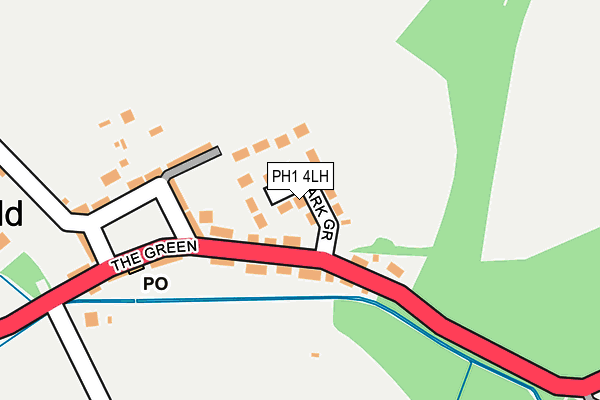 PH1 4LH map - OS OpenMap – Local (Ordnance Survey)