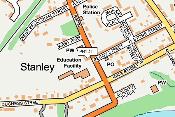 PH1 4LT map - OS OpenMap – Local (Ordnance Survey)