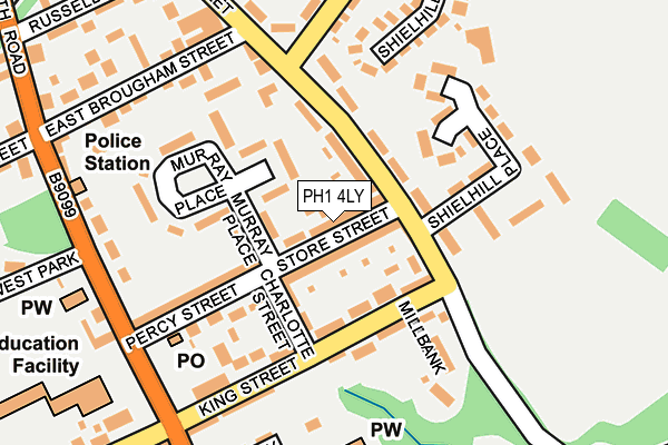 PH1 4LY map - OS OpenMap – Local (Ordnance Survey)