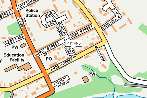 PH1 4NB map - OS OpenMap – Local (Ordnance Survey)