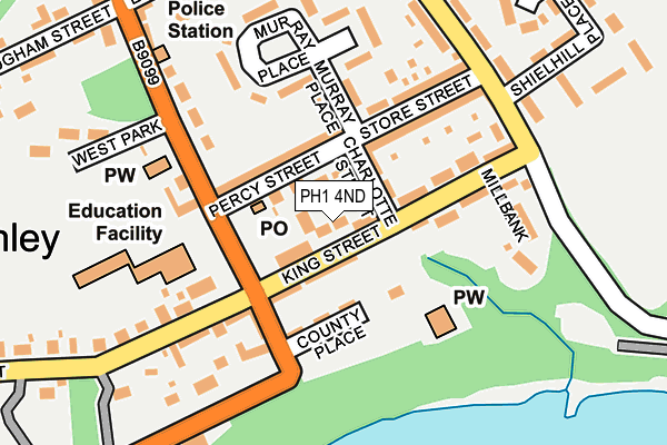 PH1 4ND map - OS OpenMap – Local (Ordnance Survey)