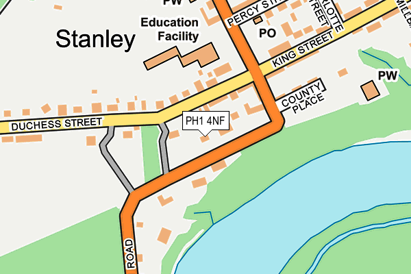 PH1 4NF map - OS OpenMap – Local (Ordnance Survey)