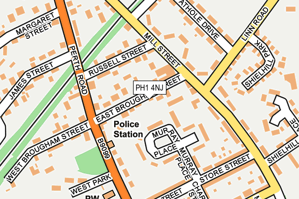 PH1 4NJ map - OS OpenMap – Local (Ordnance Survey)