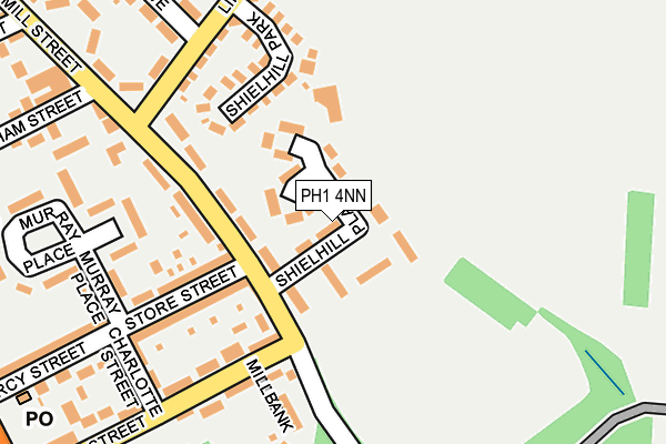 PH1 4NN map - OS OpenMap – Local (Ordnance Survey)