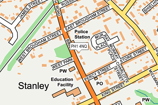 PH1 4NQ map - OS OpenMap – Local (Ordnance Survey)