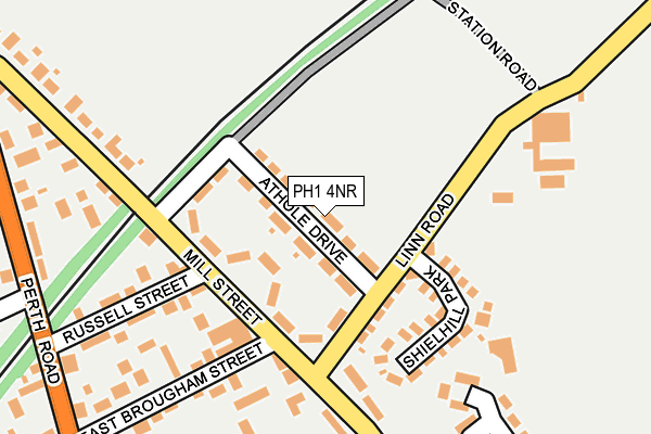 PH1 4NR map - OS OpenMap – Local (Ordnance Survey)