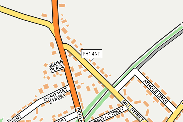 PH1 4NT map - OS OpenMap – Local (Ordnance Survey)