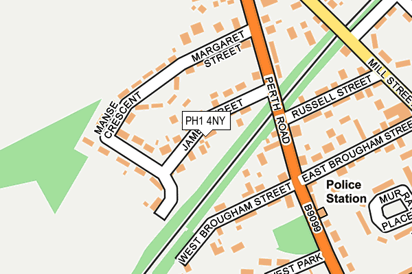 PH1 4NY map - OS OpenMap – Local (Ordnance Survey)