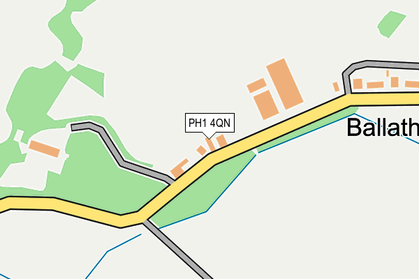 PH1 4QN map - OS OpenMap – Local (Ordnance Survey)