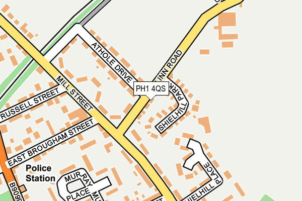 PH1 4QS map - OS OpenMap – Local (Ordnance Survey)