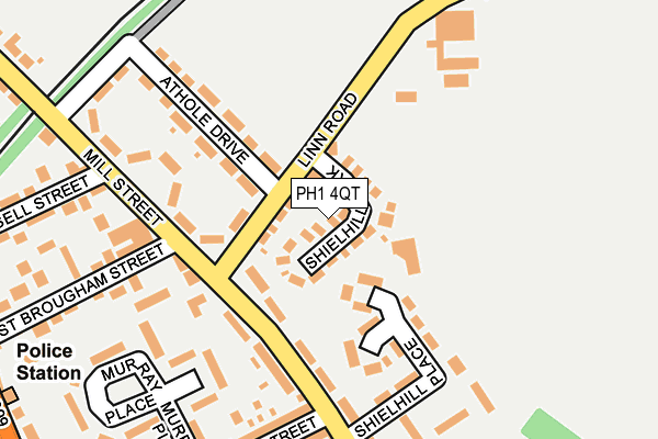 PH1 4QT map - OS OpenMap – Local (Ordnance Survey)