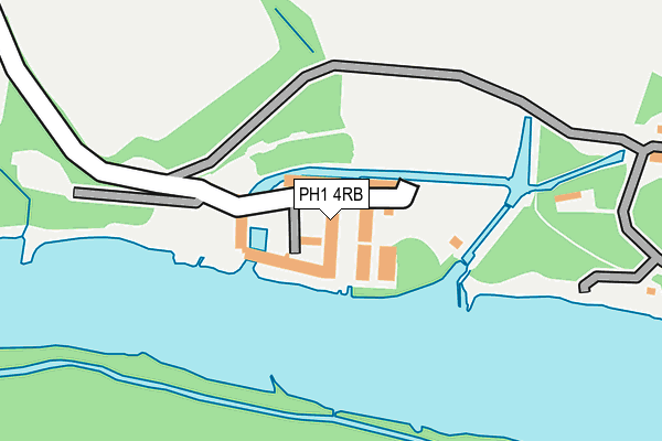 PH1 4RB map - OS OpenMap – Local (Ordnance Survey)
