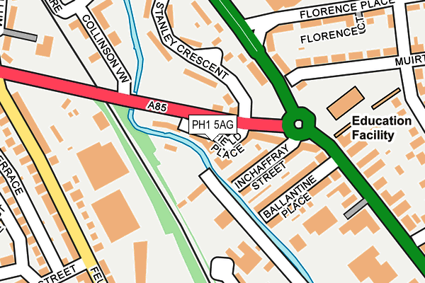 PH1 5AG map - OS OpenMap – Local (Ordnance Survey)