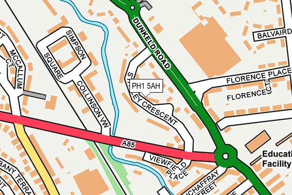 PH1 5AH map - OS OpenMap – Local (Ordnance Survey)