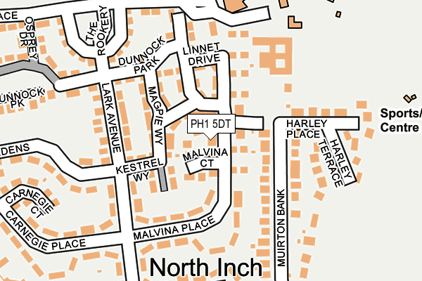 PH1 5DT map - OS OpenMap – Local (Ordnance Survey)