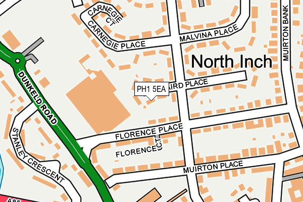 PH1 5EA map - OS OpenMap – Local (Ordnance Survey)