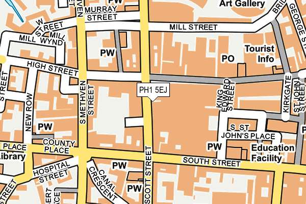 PH1 5EJ map - OS OpenMap – Local (Ordnance Survey)