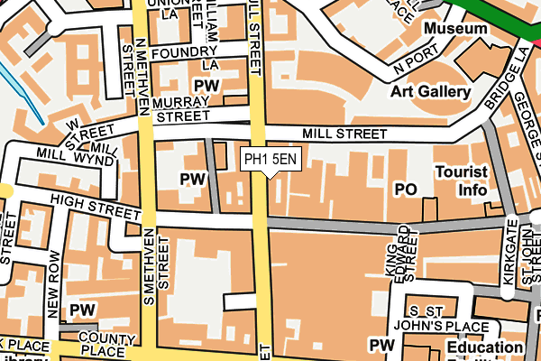PH1 5EN map - OS OpenMap – Local (Ordnance Survey)