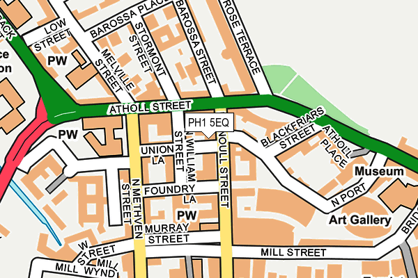PH1 5EQ map - OS OpenMap – Local (Ordnance Survey)