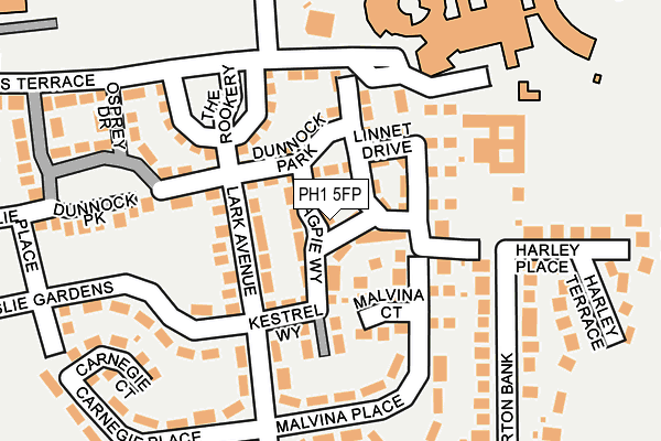 PH1 5FP map - OS OpenMap – Local (Ordnance Survey)