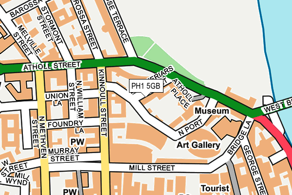 PH1 5GB map - OS OpenMap – Local (Ordnance Survey)