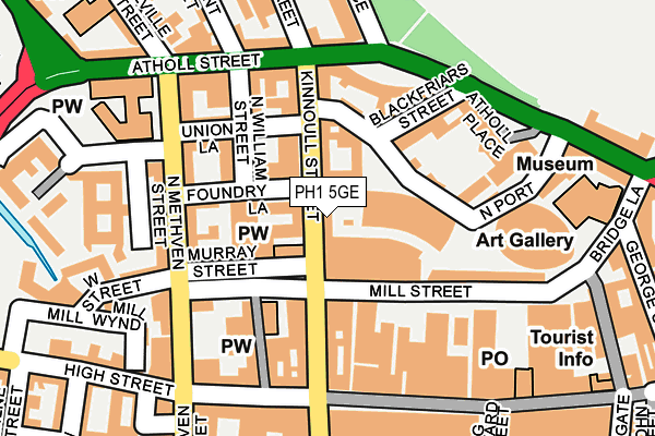 PH1 5GE map - OS OpenMap – Local (Ordnance Survey)