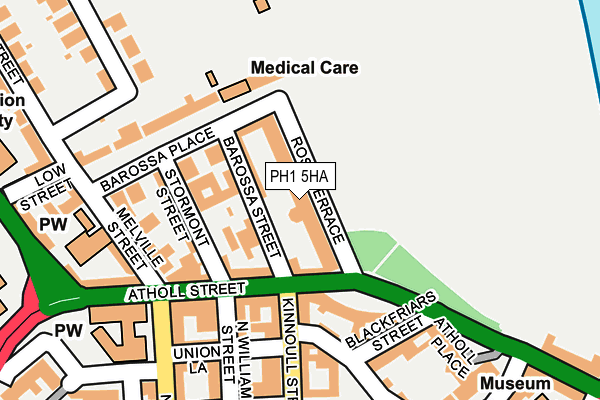 PH1 5HA map - OS OpenMap – Local (Ordnance Survey)