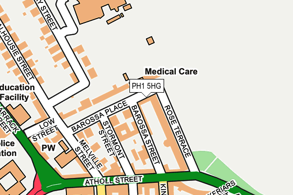 PH1 5HG map - OS OpenMap – Local (Ordnance Survey)